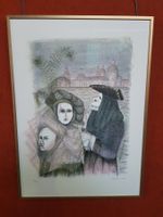 Orig. Lithografien Karneval Venedig 1983