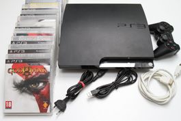 Sony Playstation 3 slim (PS3) mit tollen Spielen