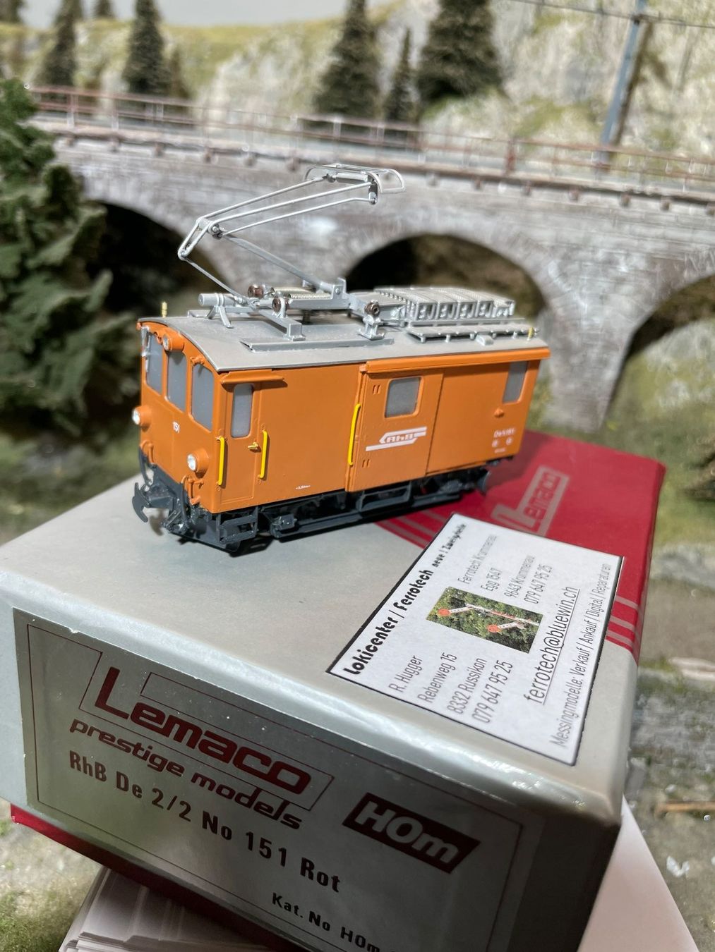 Lemaco Modellini di ferrovie: Lemaco, De 2/2, No: 151 – Nuovo (secondo la descrizione) da Krummenau venduto da ferrotech 6