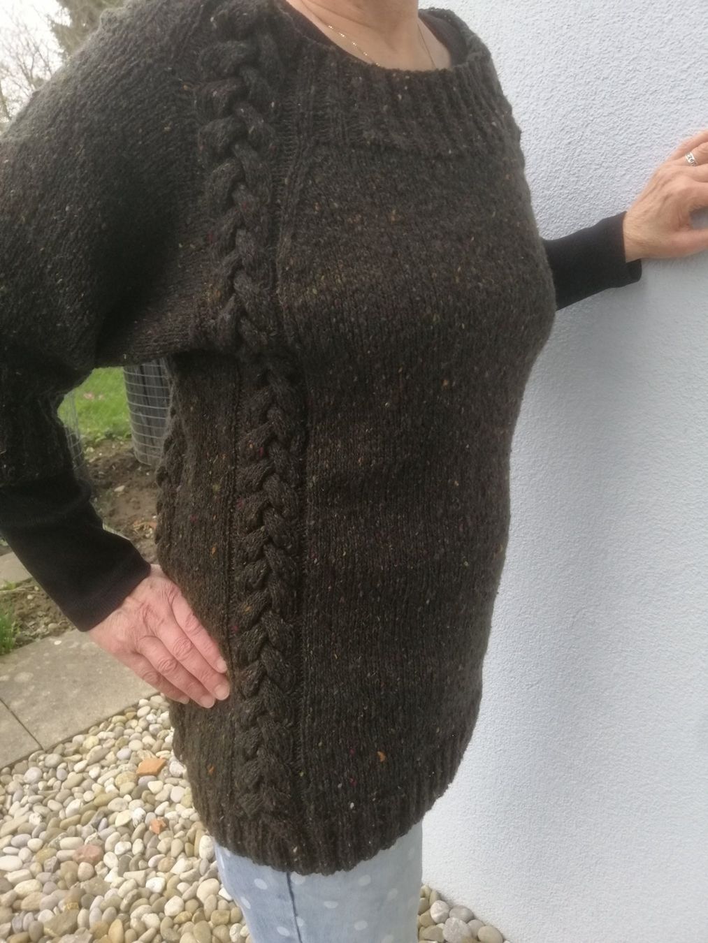 Pullover & Sweatshirts: Pulli Wintertunika "Donegal" handgestrickt   NEU – Neu (gemäss Beschreibung) aus Langenthal von Handstrick 2