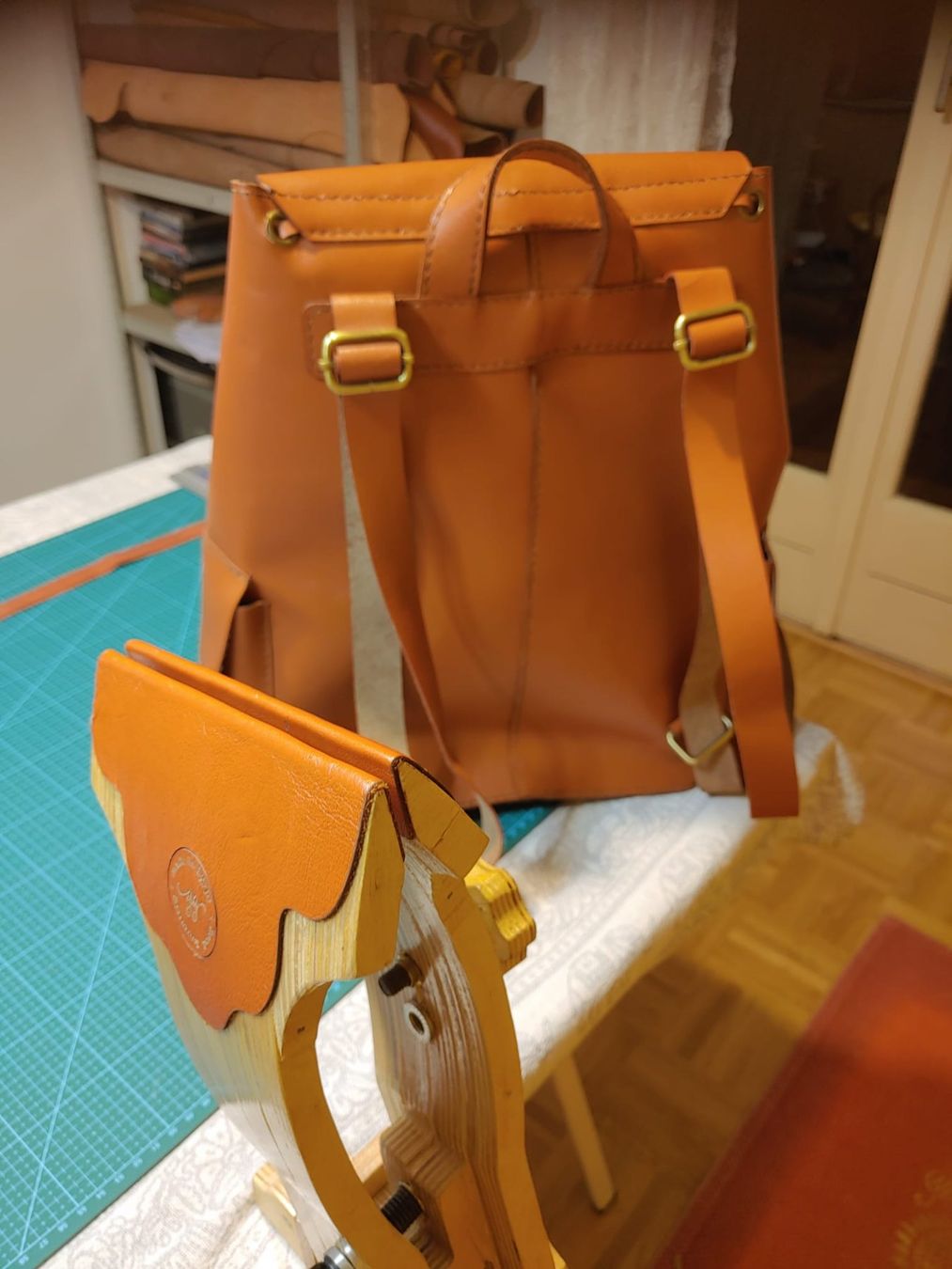 Rucksäcke: Handgefertigter Rucksack aus Vollnarbenleder – Neu (gemäss Beschreibung) aus Paradiso von haisam01 2
