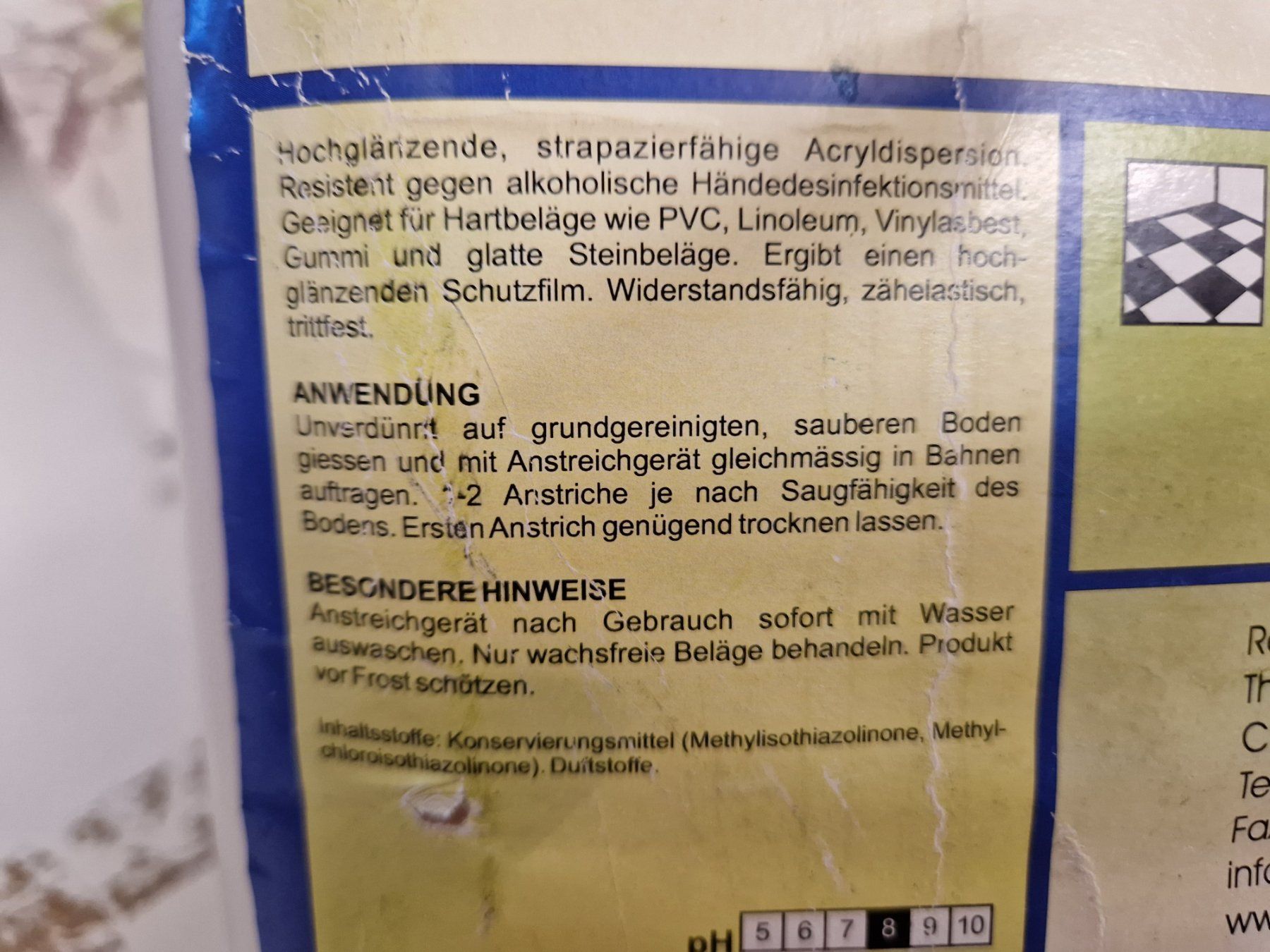 Colori: Acryldispersion Reipro 10L Neu – Usato da Wädenswil venduto da verebe 2