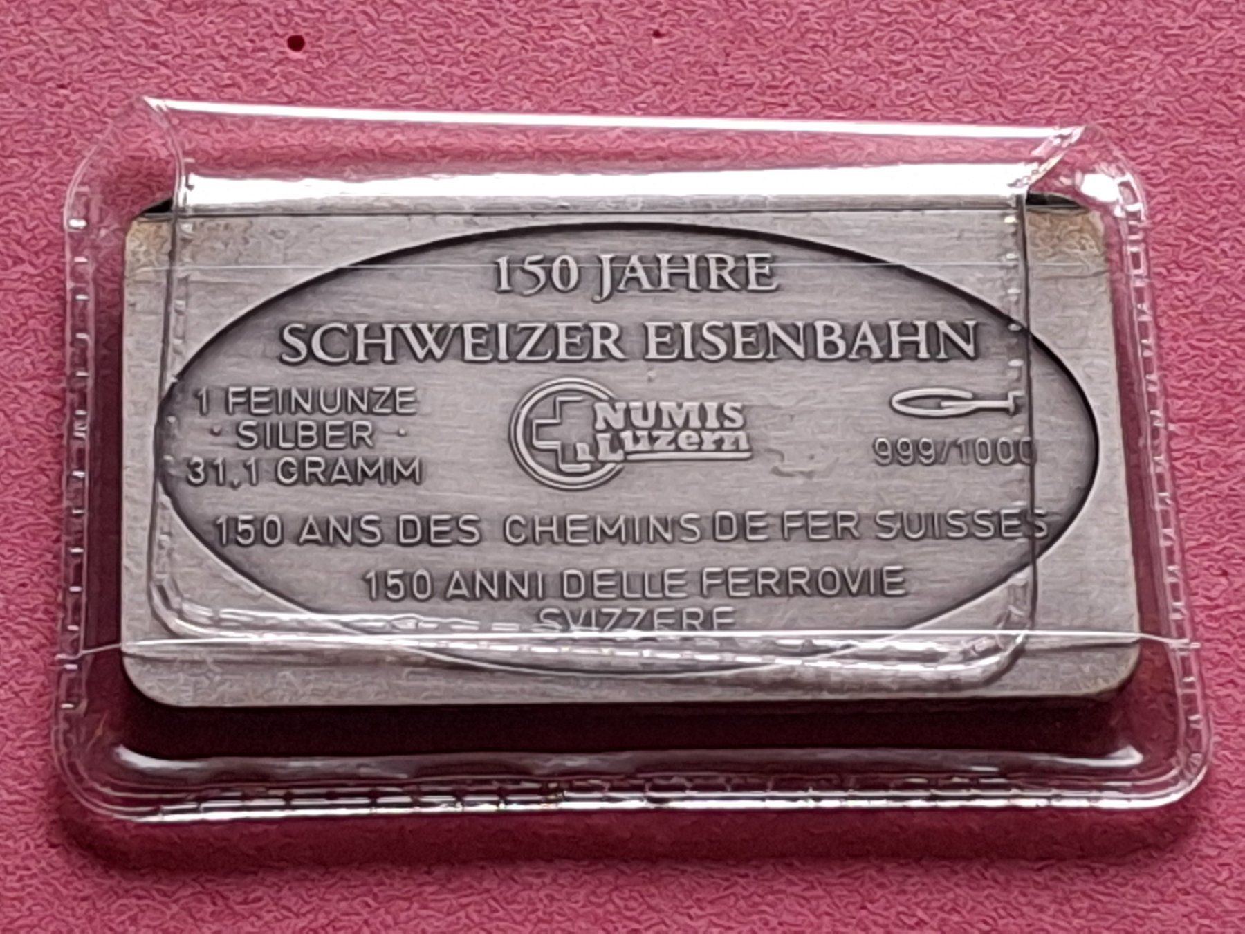Metalli preziosi: CH EISENBAHN - PENDOLINO - OVP – Usato da Boniswil venduto da dpd4coins 1