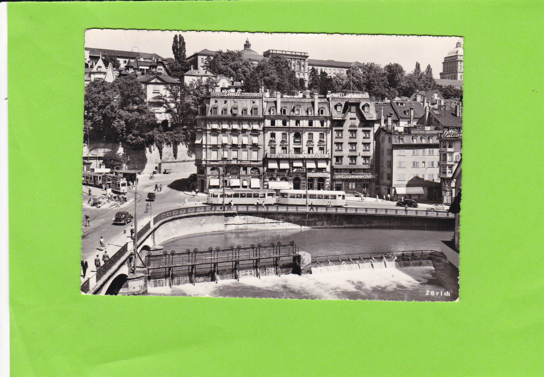 Cartes postales: Zürich-Central-Wassersperre-Oldtimer – D'occasion à St. Peterzell par neckertal
