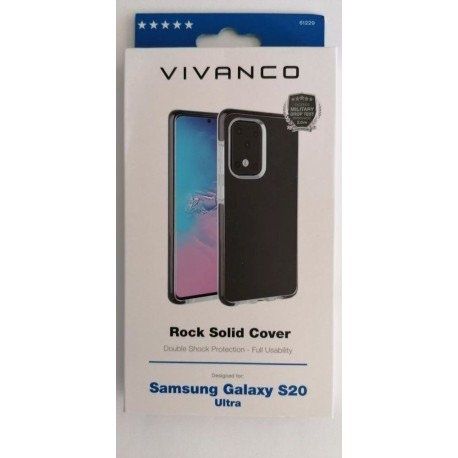 Covers & Schutzfolien: VIVANCO Transparent Case /Schwarz Samsung Galaxy S20 Ultra – Neu (gemäss Beschreibung) aus Bassersdorf von maga1g