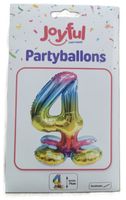 Partyballon Nr. 4 von Joyful, 71 cm, stehend (neu/OVP)