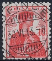 ZOFINGEN 30.VI.13 - Vollstempel auf Helvetia Brustbild