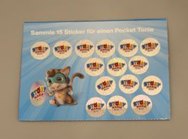 Migros Story Mania Tonies Stickers 1 volle Karte