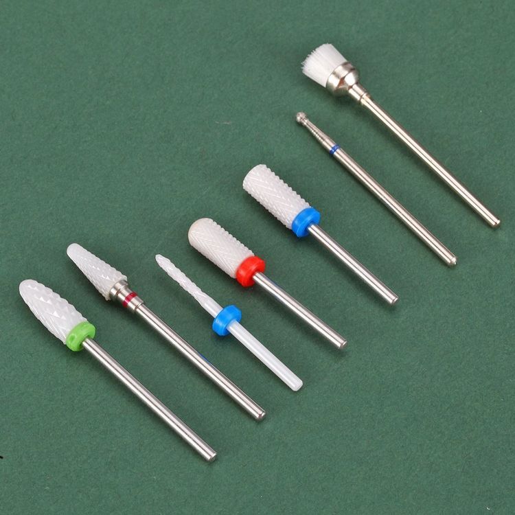 6er Set Diamant-Schleifköpfe Für Nagelfräser – Verschiedene Körnungen, Für Nägel, Glas, Metall & Mehr