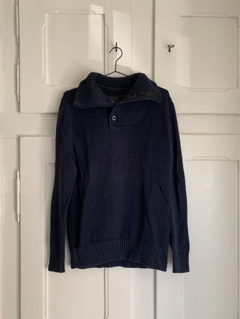 WE - Strickpullover dunkelblau L