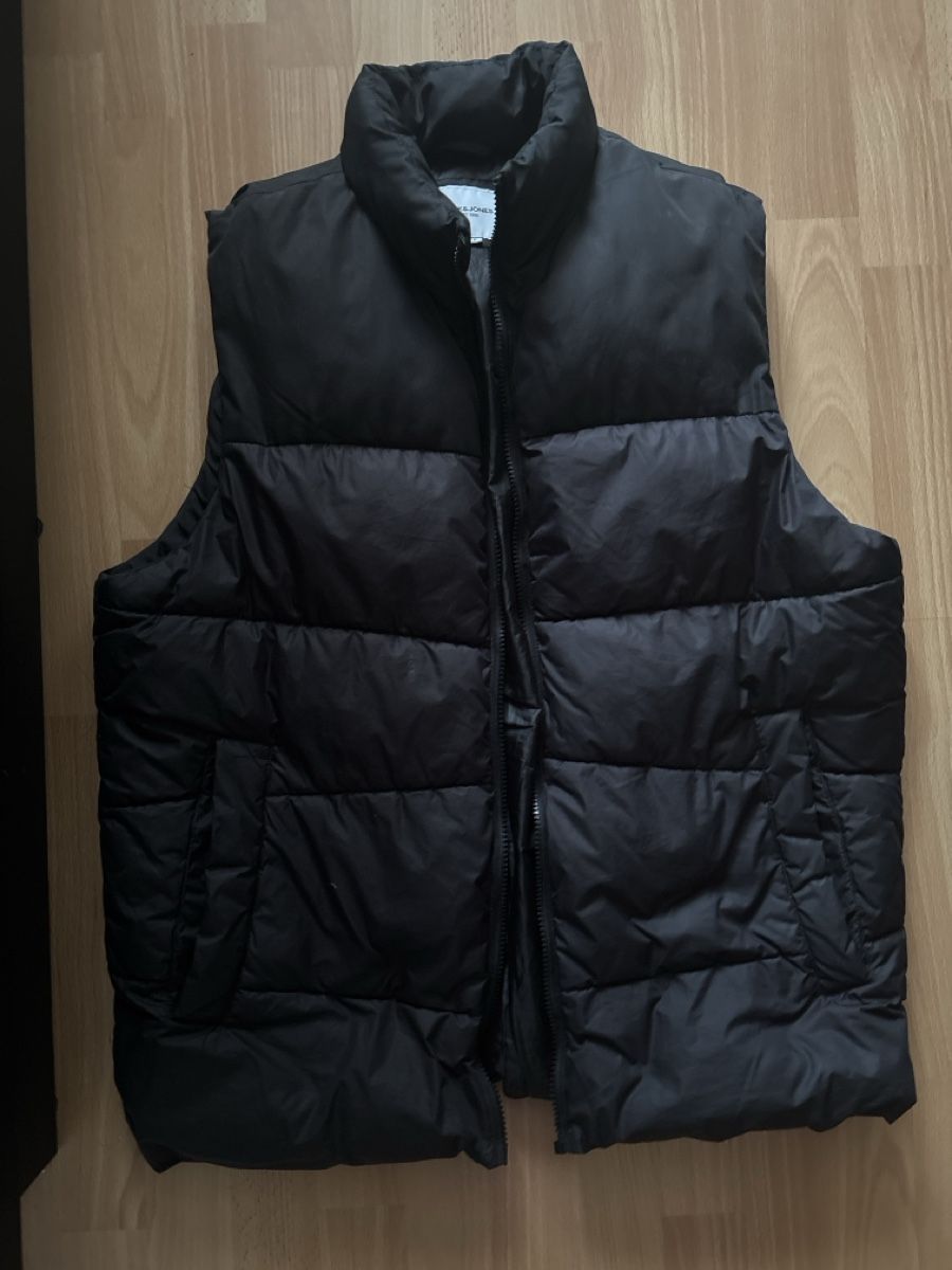 Giacche: Jack&Jones Herren Steppweste, Schwarz, Grösse L, – Nuovo (secondo la descrizione) da Anglikon venduto da raf_7sml