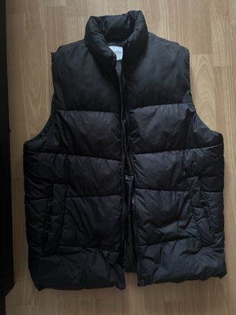 Jack&Jones Herren Steppweste, Schwarz, Grösse L,