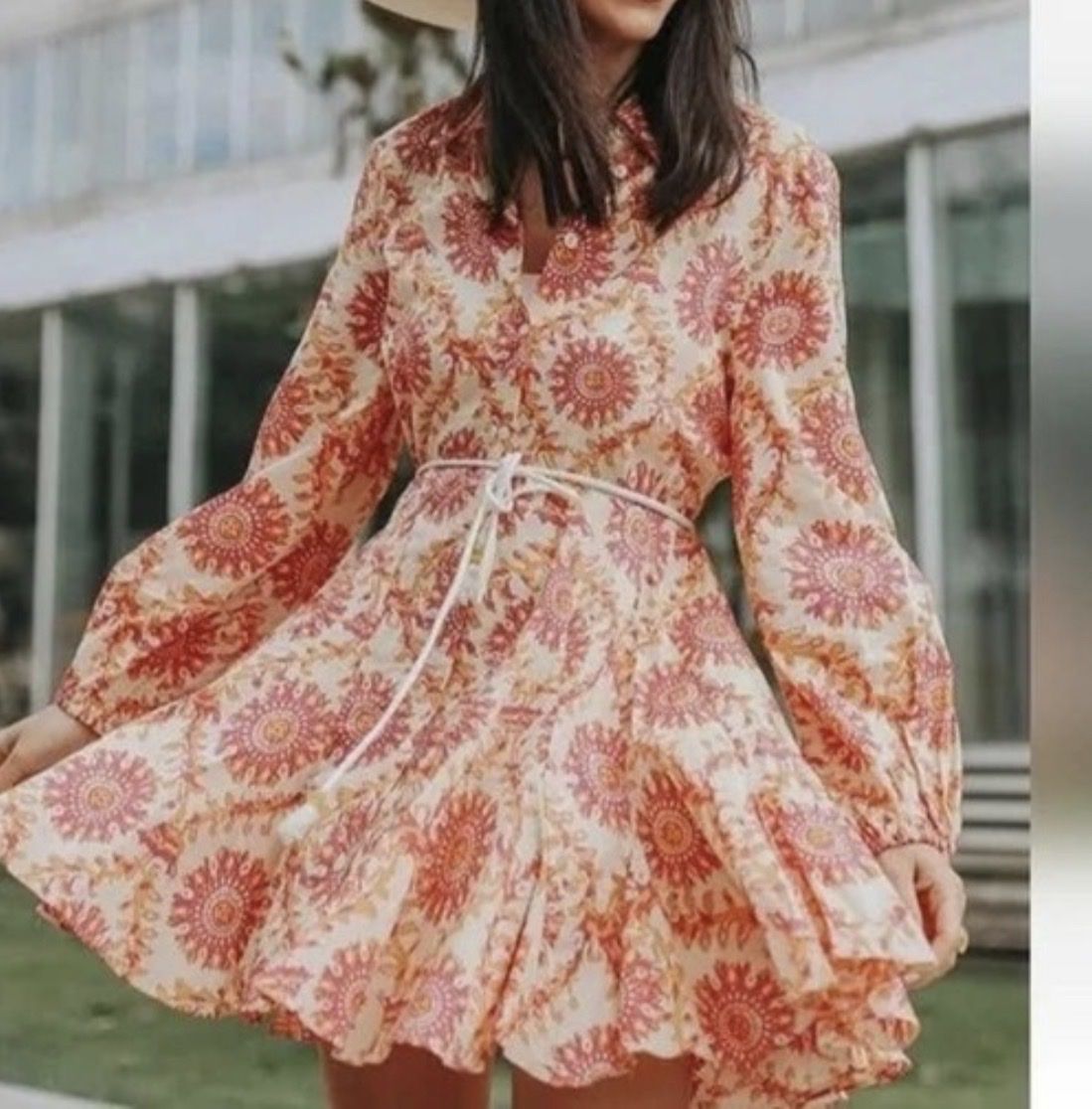 Zara Robes: Kleid Zara gemustert Grösse S Baumwolle Versand 9.- – D'occasion à Meilen par ana9