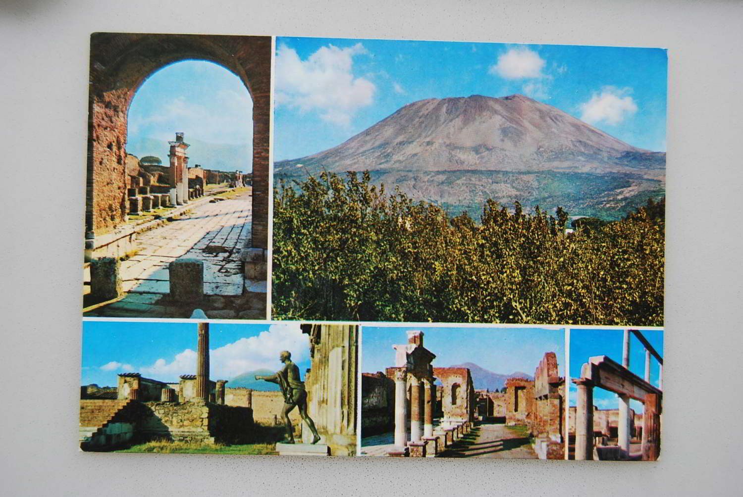 Cartoline postali: AK Vesuvio e Pompei - Scavi 1984 – Usato da Rüfenacht BE venduto da Toro06