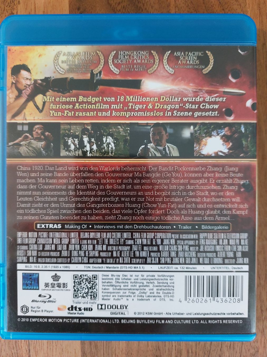 Alle DVDs: Blu Ray - Let the Bullets Fly - Tödliche Kugeln – Gebraucht aus Rheinfelden von FilmAuktion 1