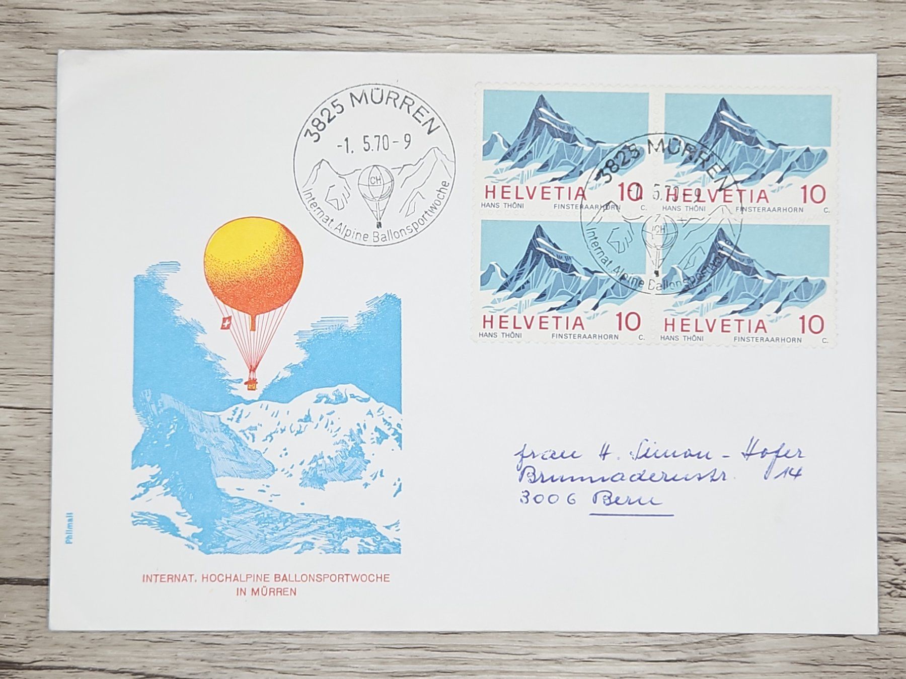 Tutti i francobolli: CL18 Enveloppe + Timbre Suisse 1970 – Usato da Cousset venduto da Patrick_Collections