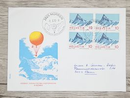 CL18 Enveloppe + Timbre Suisse 1970