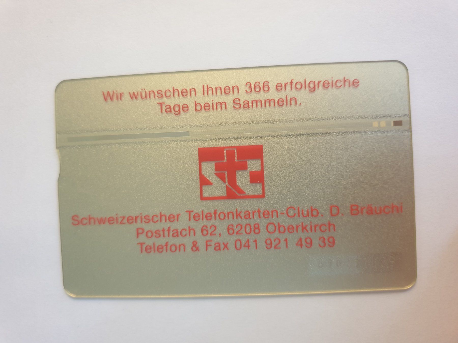 Telefon- & Taxkarten: D. Bräuchi / 150ex ungebr. – Gebraucht aus Rain von chesz 1