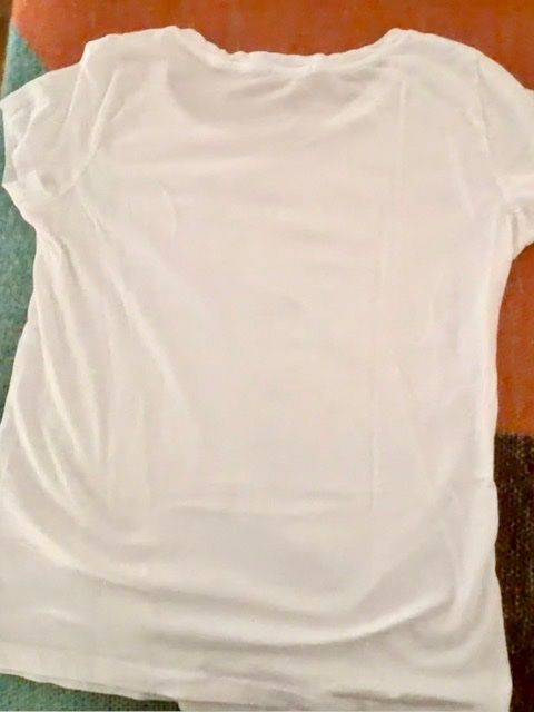 T-shirts: Tshirt weiss, mit lustigem Print, M – D'occasion à Zürich par gunti02 2