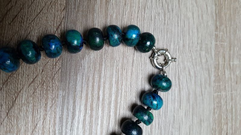 Ketten: Chrysocol Steinkette 12 mm – Gebraucht aus Frauenfeld von Rolsy 1