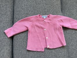 Jacadi Paris Cardigan, pink, knit, size 6 months