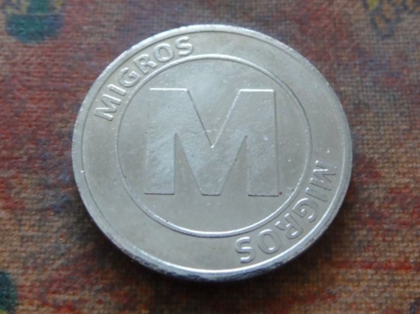 Tutti le monete: Jeton  24mm  " MIGROS "   (K) – Usato da Romanel-sur-Lausanne venduto da Swift13 1