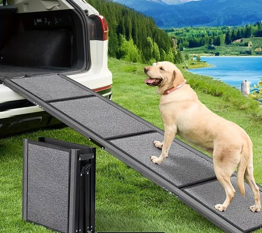 Gabbie, trasporto & Sicurezza: Rampe pliable antidérapante pour animaux – Nuovo e nell'imballaggio originale da Villars-le-Terroir venduto da isa_27br