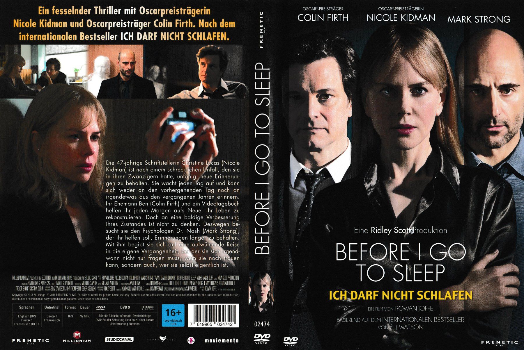 Alle DVDs: DVD - Before I Go To Sleep – Gebraucht aus Langnau am Albis von MediaRescuerKeLoX
