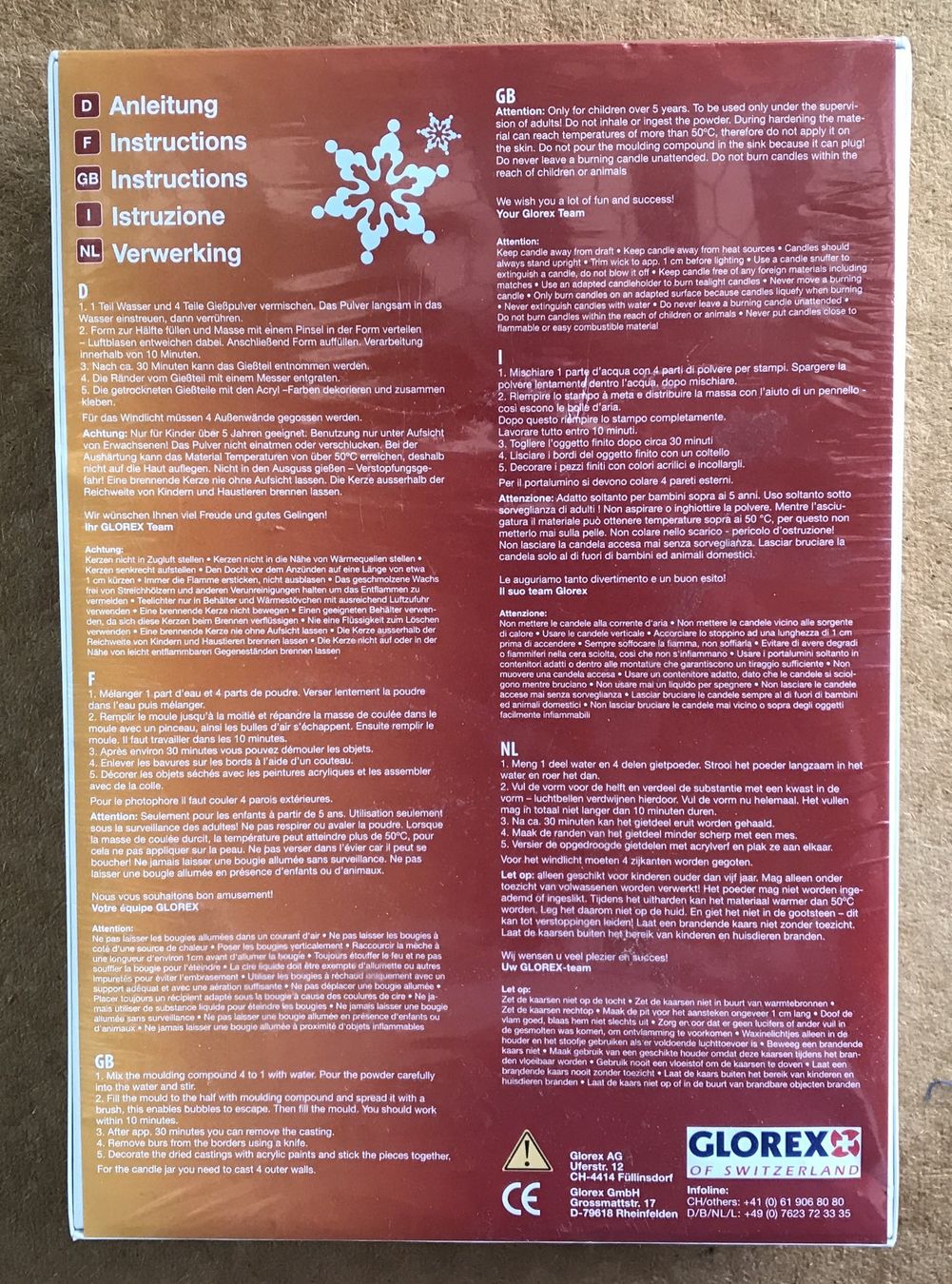 Kerzenständer: CREATIV SET WINDLICHT ORIGINALVERPACKT – Neu und originalverpackt aus Ostermundigen von Wyatt-Earp 1