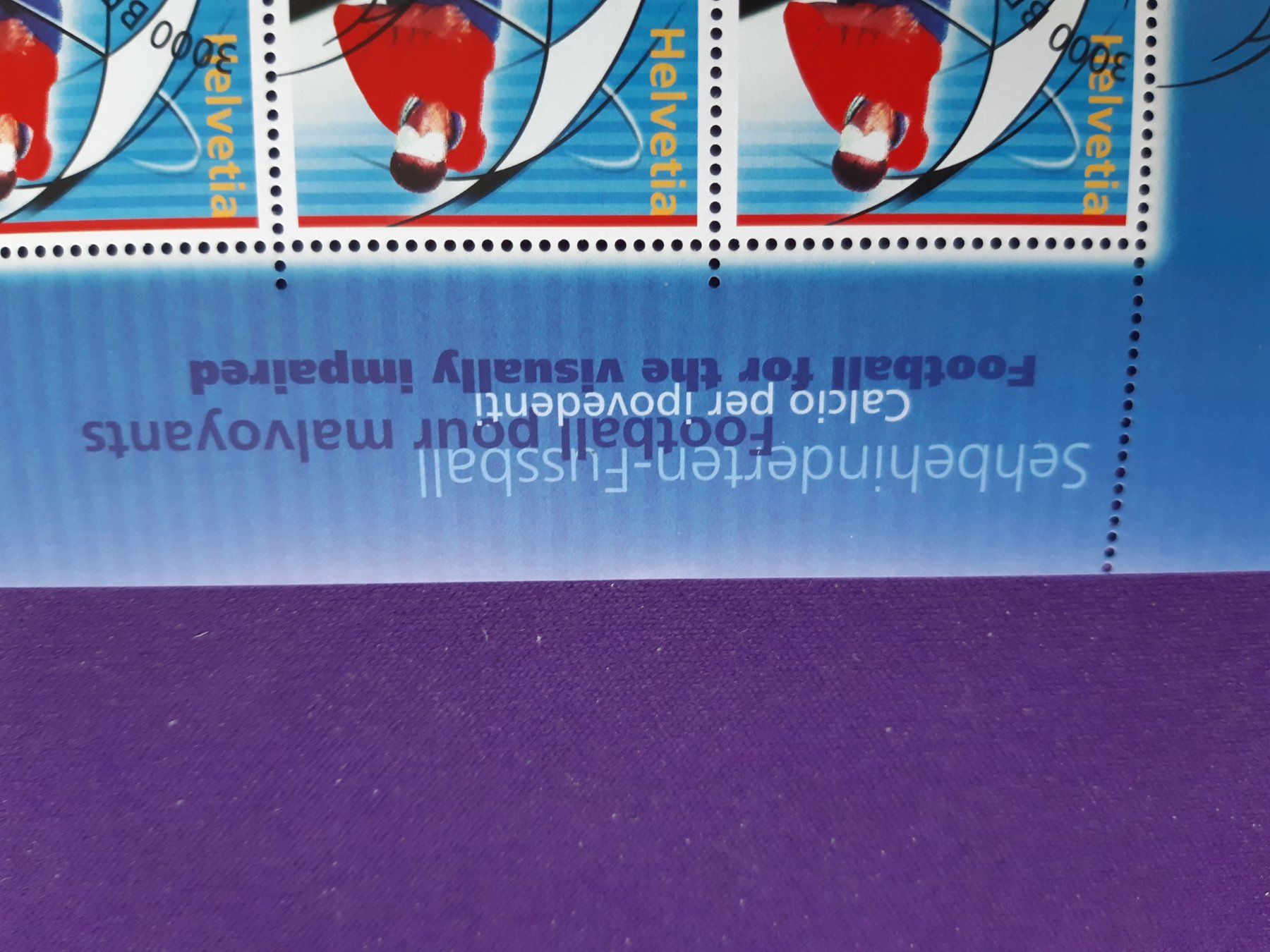 Tutti i francobolli: Kleinbogen mit ET-Stempel 2005, "Sehbehinderten Fussball" – Nuovo (secondo la descrizione) da Wangs venduto da weisstannen01 1