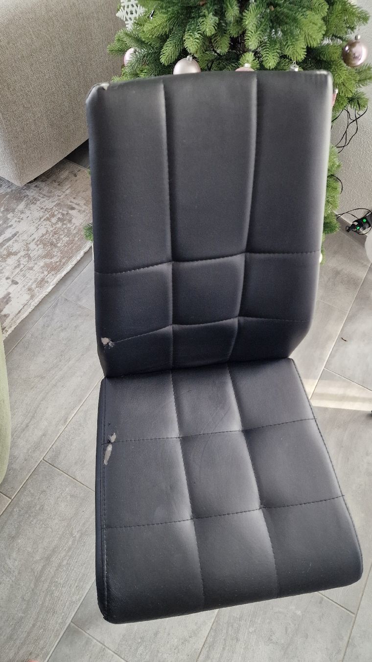 Stühle: 2 Esszimmerstühle Kunstleder schwarz – Gebraucht aus Höri von ale_c9bt