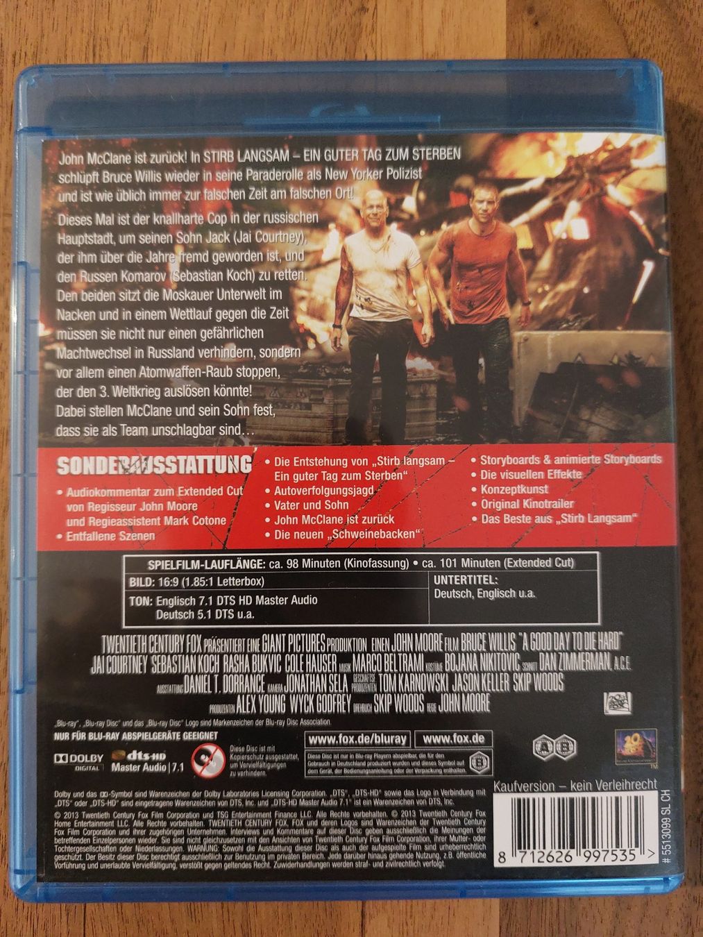 Alle DVDs: Blu Ray - Stirb langsam Ein guter Tag zum Sterben – Gebraucht aus Rheinfelden von FilmAuktion 1
