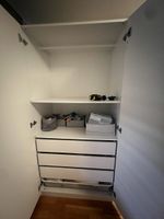 Kleiderschrank weiss mit Gebrauchsspuren