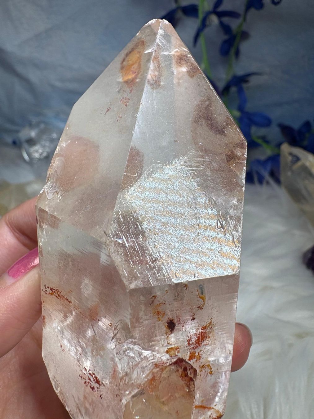Minerali & Pietre curative: Laotian Clear Quartz mit Record Keeper – Nuovo (secondo la descrizione) da Neuheim venduto da m.hald 2