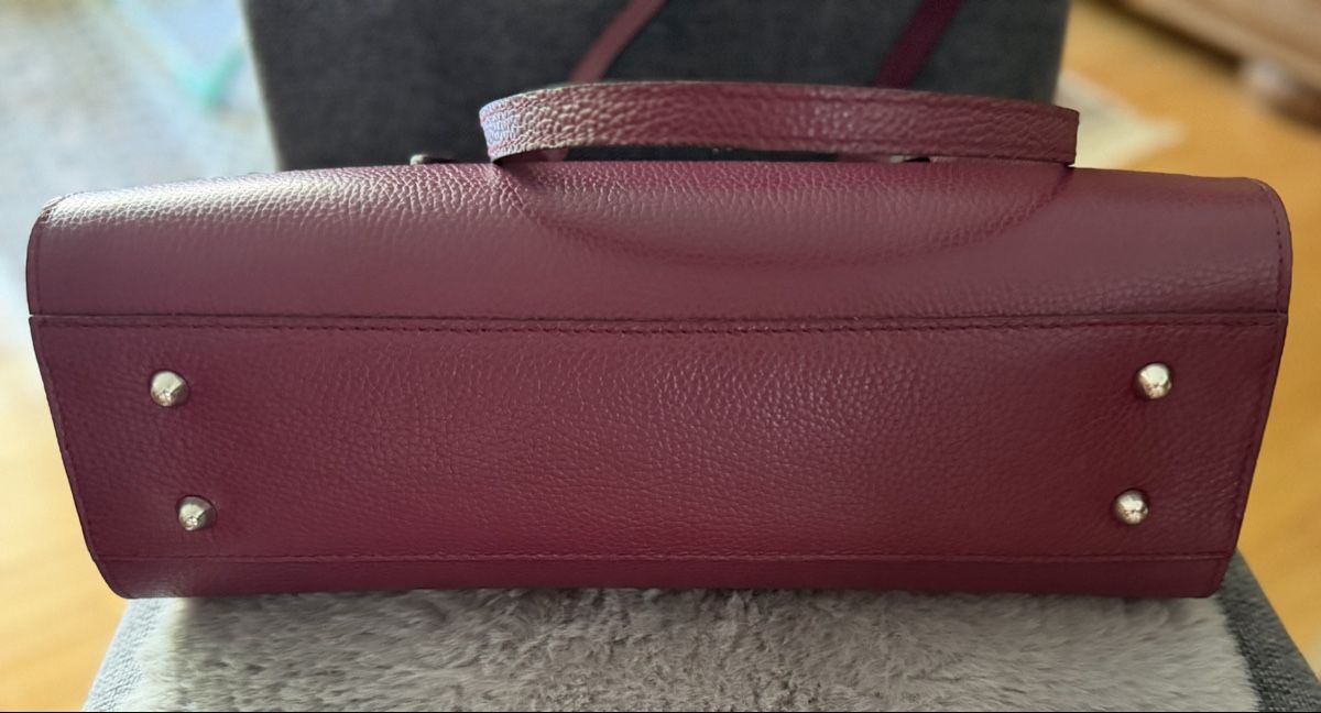 Borse da donna: Umhängetasche Leder dunkelrot – Nuovo e nell'imballaggio originale da Koblenz venduto da Pumuckl70 2
