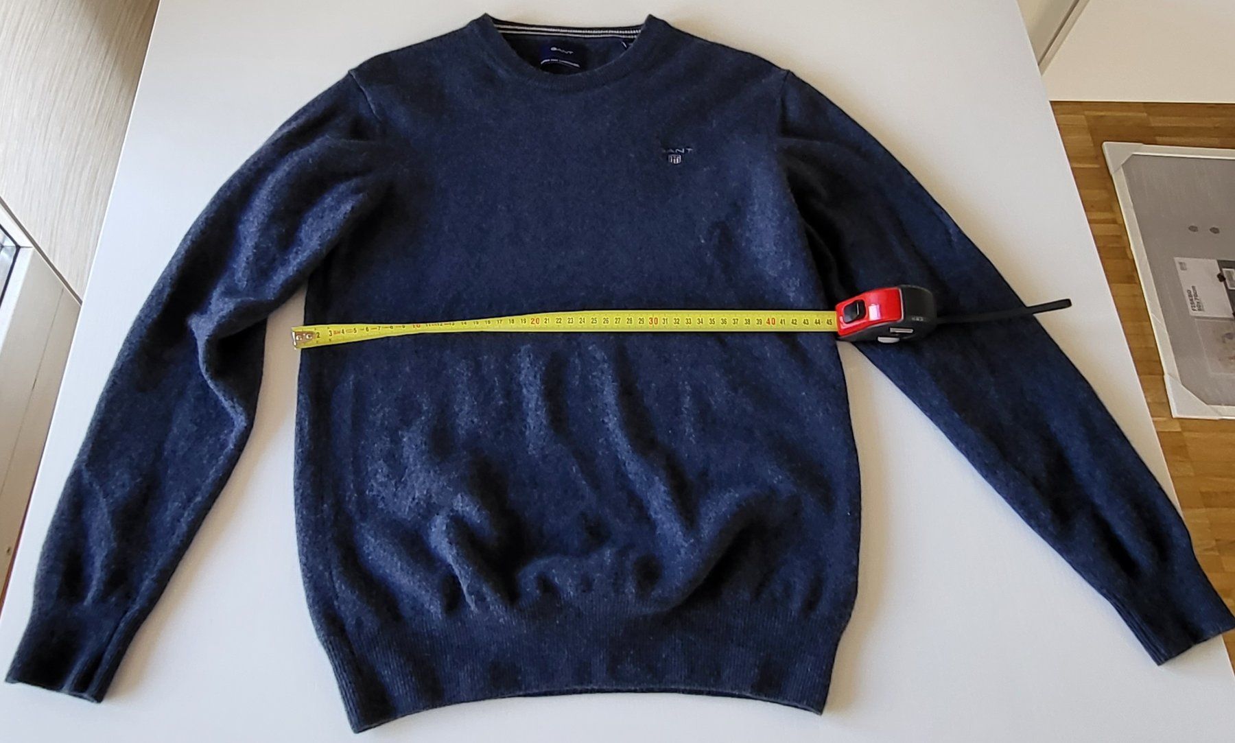 Gant Maglioni & Felpe: Gant Blue Lambswool Super Fine Jersey Pullover Gr. S – Usato da Kaiseraugst venduto da Amante85 7