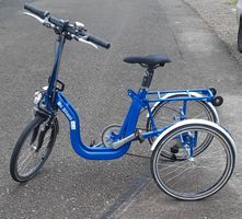 DI-BLASI Klapp-Dreirad R32 Blau Mit Original Tragetasche