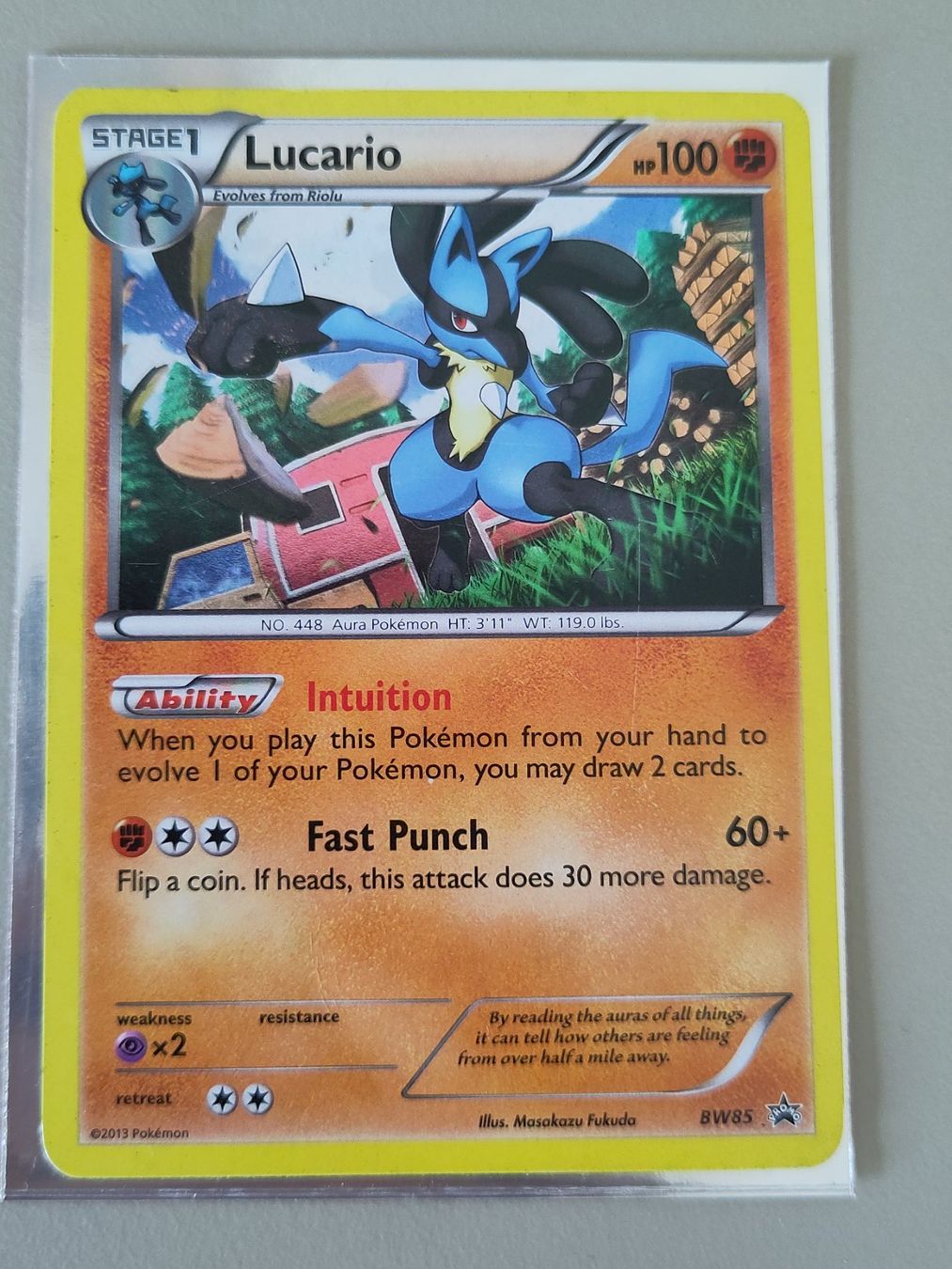 Pokémon Carte collezionabili: Lucario Promo BW85 - EN – Usato da Bern venduto da gil_rkx8