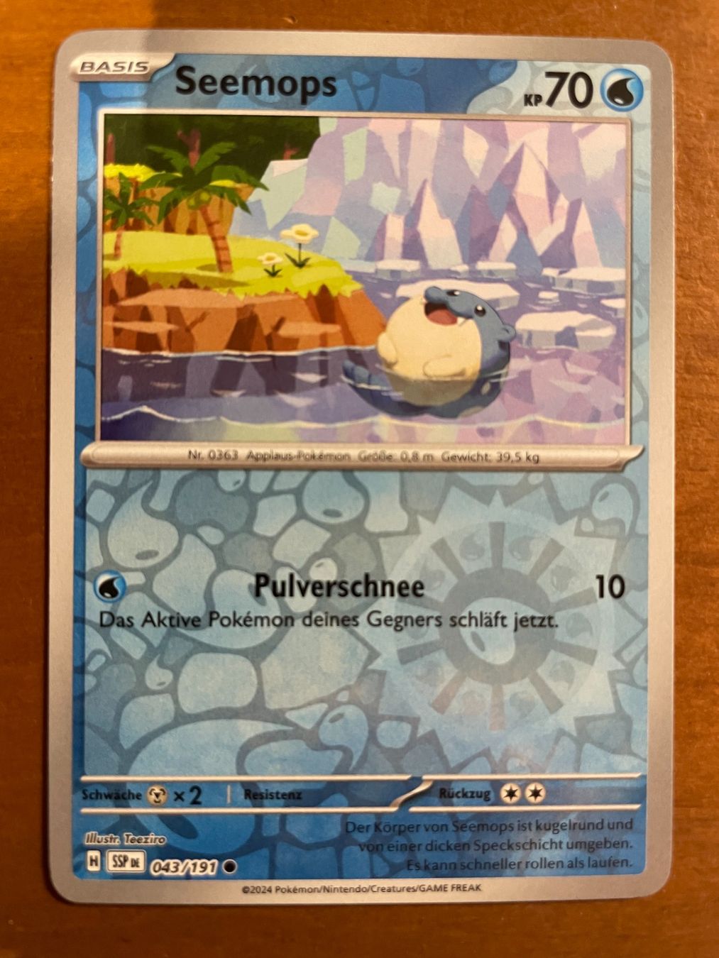 Pokémon Sammelbilder & Trading cards: Pokemon Seemops Reverse (Versand gratis) – Neu (gemäss Beschreibung) aus Chur von Angerson