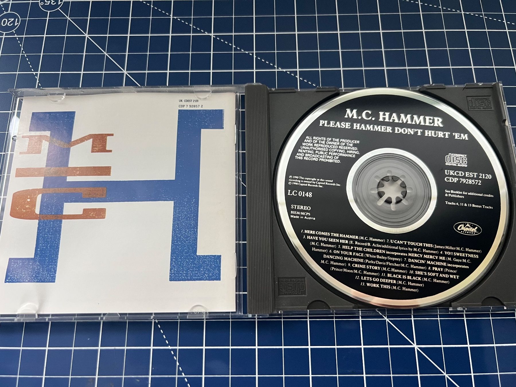 CD: M.C. Hammer – Please Hammer Don't Hurt 'Em – Usato da st.gallen venduto da sophiephie 1