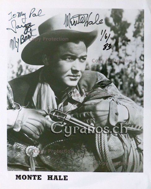 Autogramme: Monte Hale (1919-2009) Schauspieler - Autogramm – Gebraucht aus Dietikon von cyranos.ch
