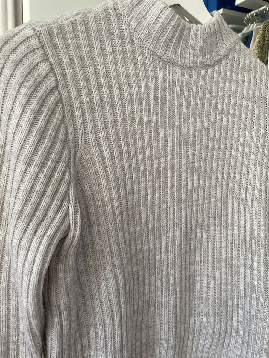 Maglioni & Felpe: Warmer Strickpullover, Rollkragen, hellgrau – Usato da Bern venduto da Corinn_na 1