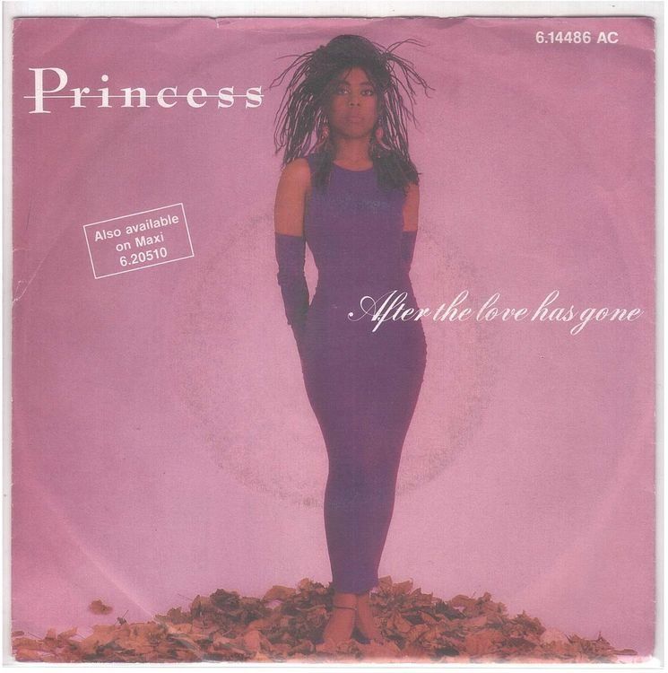 Dischi in vinile: Princess  --  After the love has gone   Single7 – Usato da Rheinau venduto da asteng