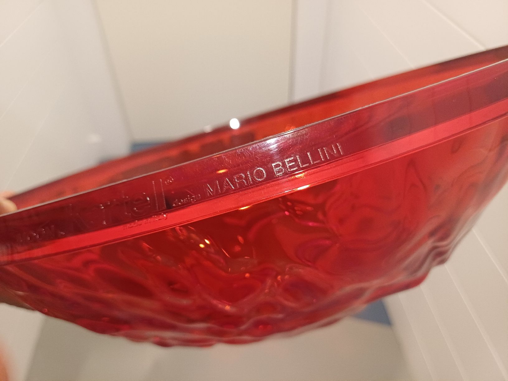 Ciotole: Moon Kartell Mario Bellini desing rosso trasparente – Usato da Minusio venduto da ele_gp89 4