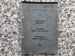 Abkürzungen Signaturen 1962