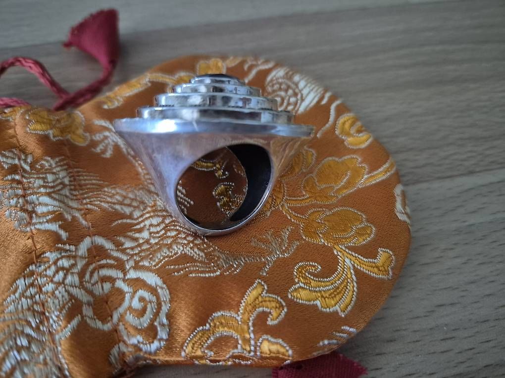 Anelli: Massiver Tibet Silberring, Statement Ring, 54, Amethyst – Nuovo e nell'imballaggio originale da Bern venduto da grisu_79 4