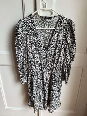 Zara zebra print dress - Size M