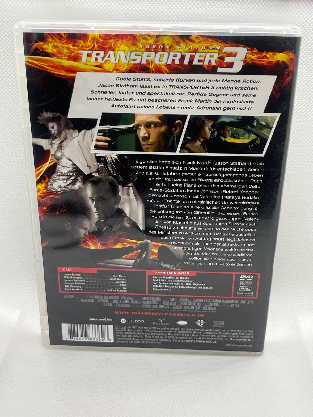 Tutti i DVDs: Transporter 3 DVD mit Jason Statham – Usato da Hinterkappelen venduto da Kim1992 1