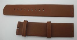 21 mm Leder Uhrenarmband braun, Nr. 25a