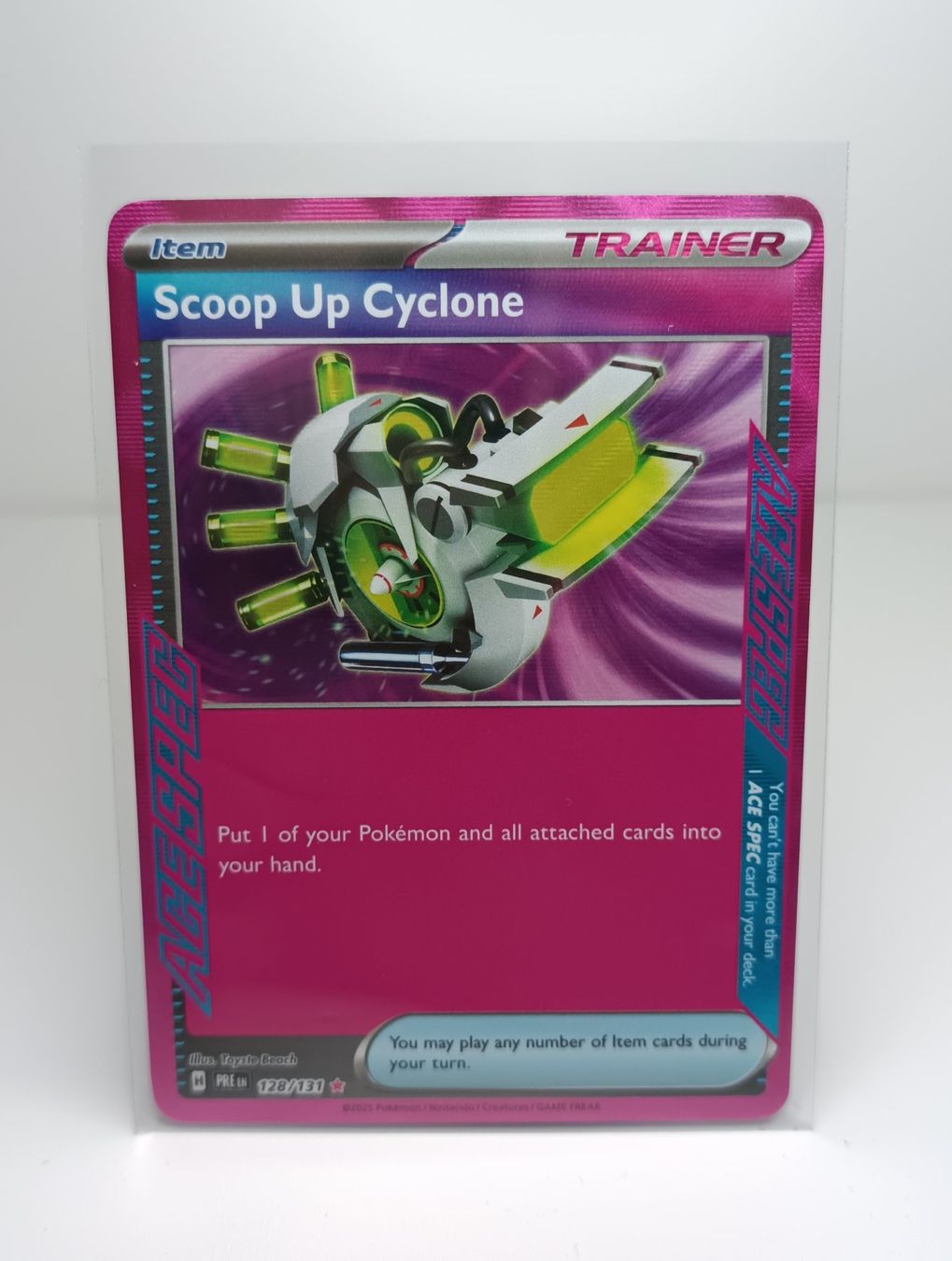 Pokémon Sammelbilder & Trading cards: Scoop Up Cyclone 128/131 pokemon Prismatic Evolutions EN – Neu (gemäss Beschreibung) aus Muraz (Collombey) von Carddealerswis